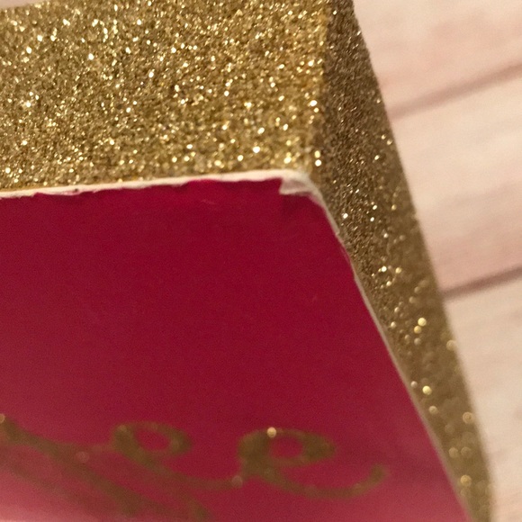 Coffee Funny Pink & Gold Glitter Bling Sign Kitchen Home Decor - Picture 7 of 9